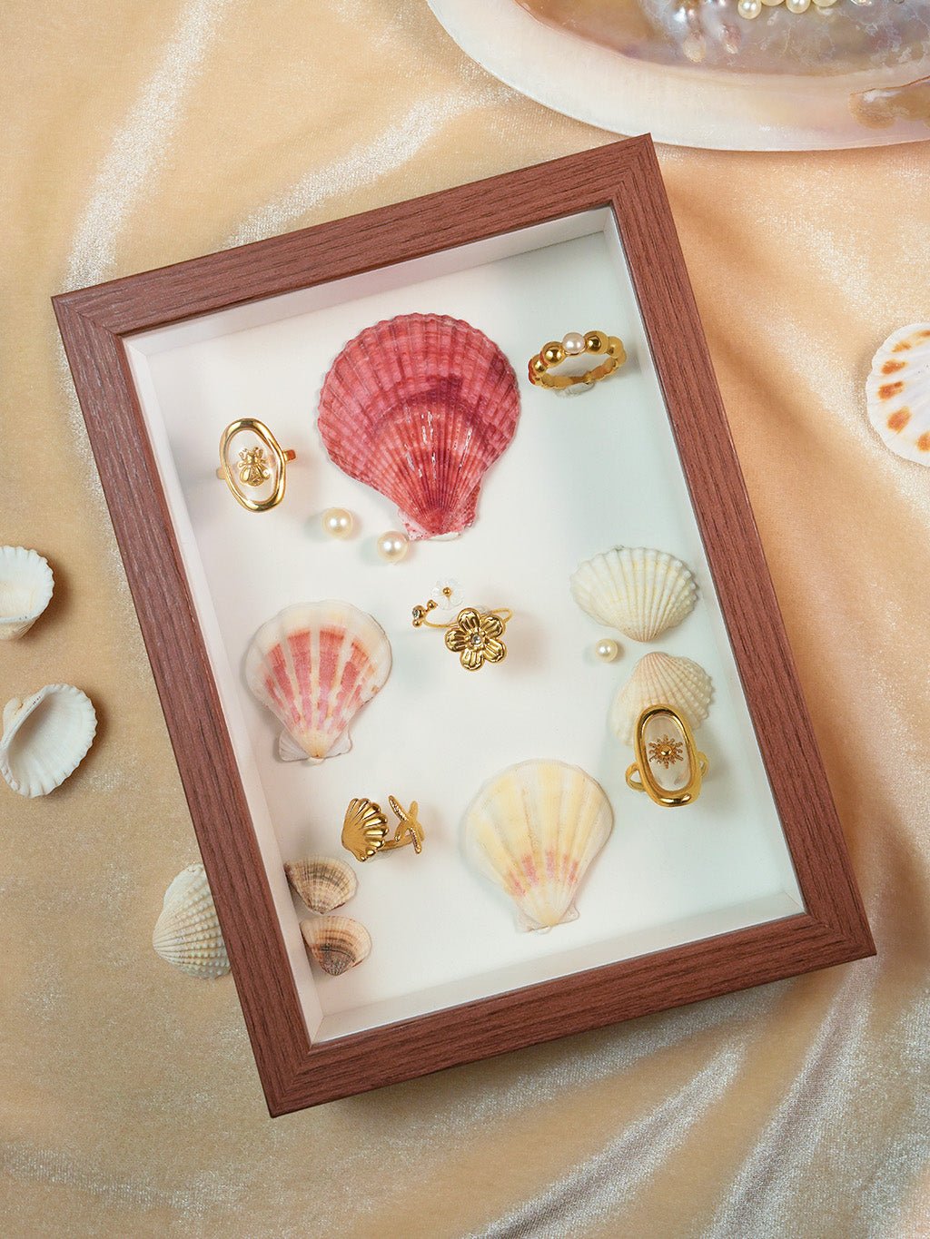 Floating Bee Ring Gold - Dorose | Wasserresistent, kein Verfärben