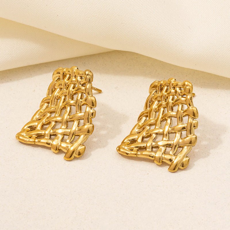 Flowing Mesh Glow Ohrringe Gold - Dorose | Wasserresistent, kein Verfärben