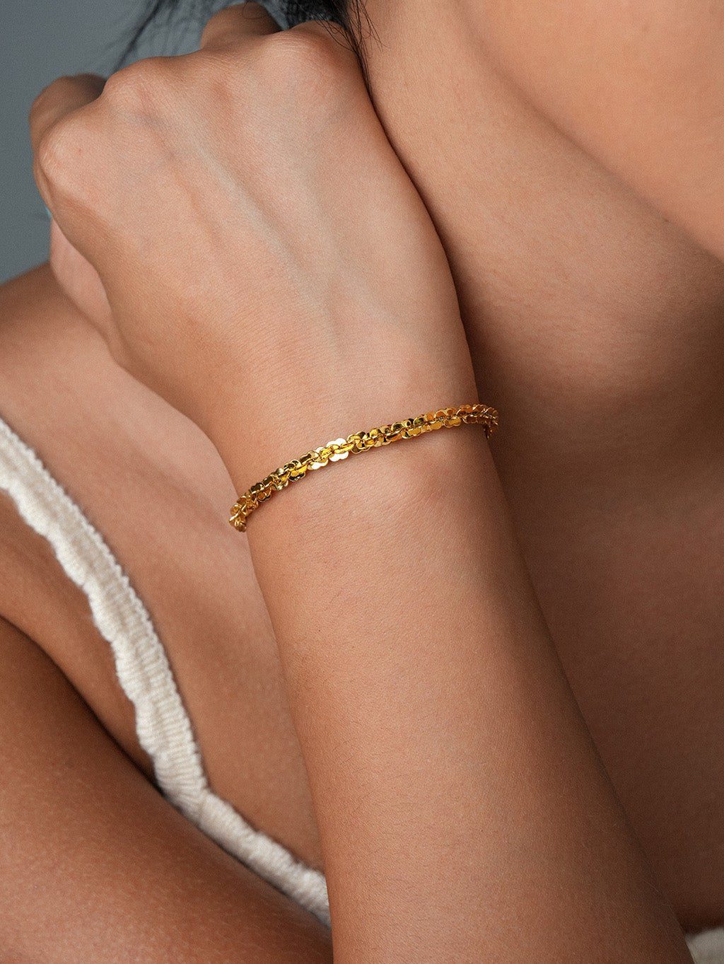 Geflochtenes Edelstahl Armband Gold - Dorose | Wasserresistent, kein Verfärben