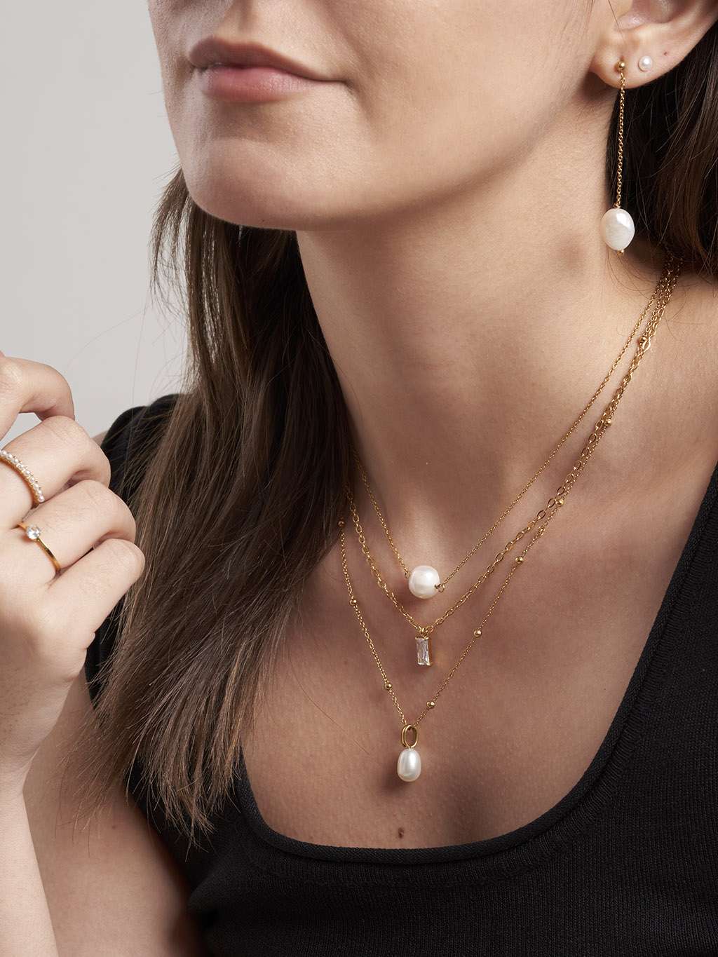 Goldene Tauhalskette - Dorose | Wasserfester Schmuck, 18K vergoldet