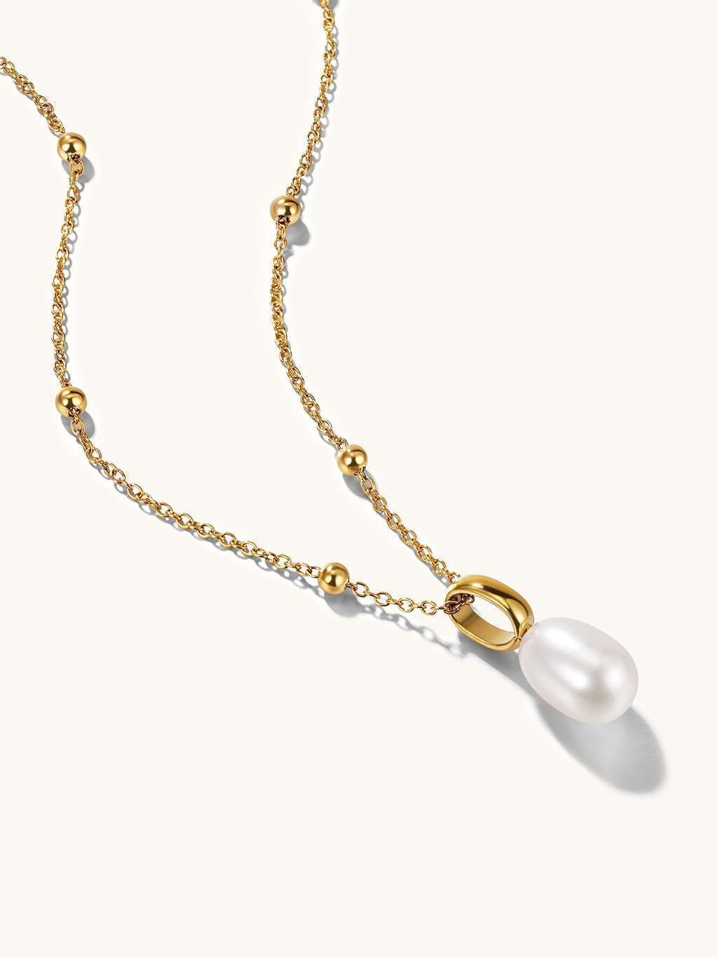 Goldene Tauhalskette - Dorose | Wasserfester Schmuck, 18K vergoldet