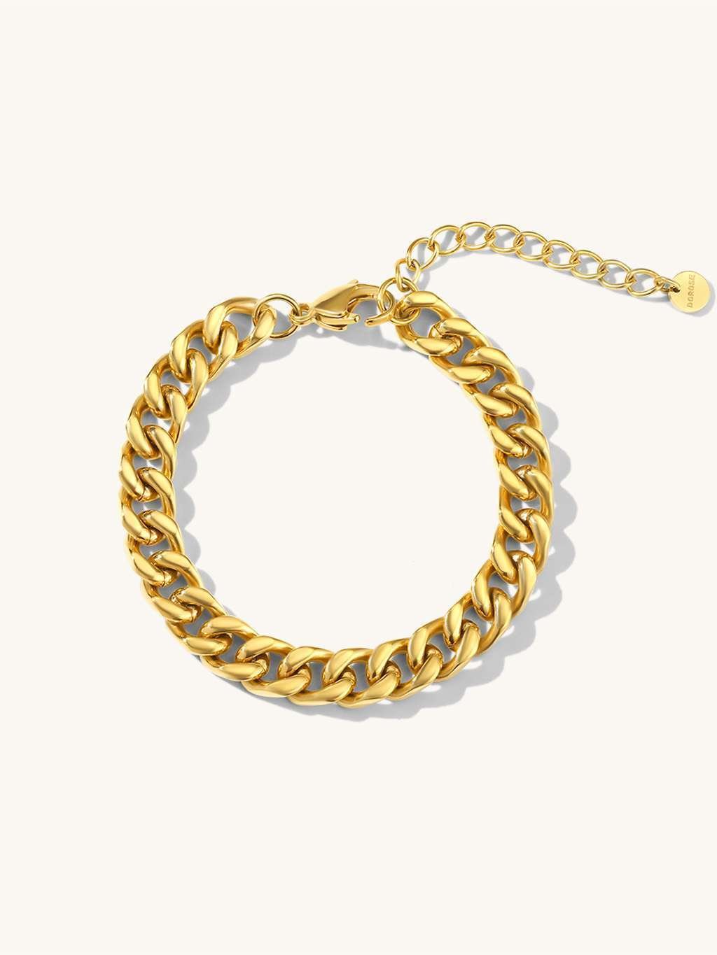 Gourmet Breit - Armband Gold - Dorose | Wasserfester Schmuck, 18K vergoldet
