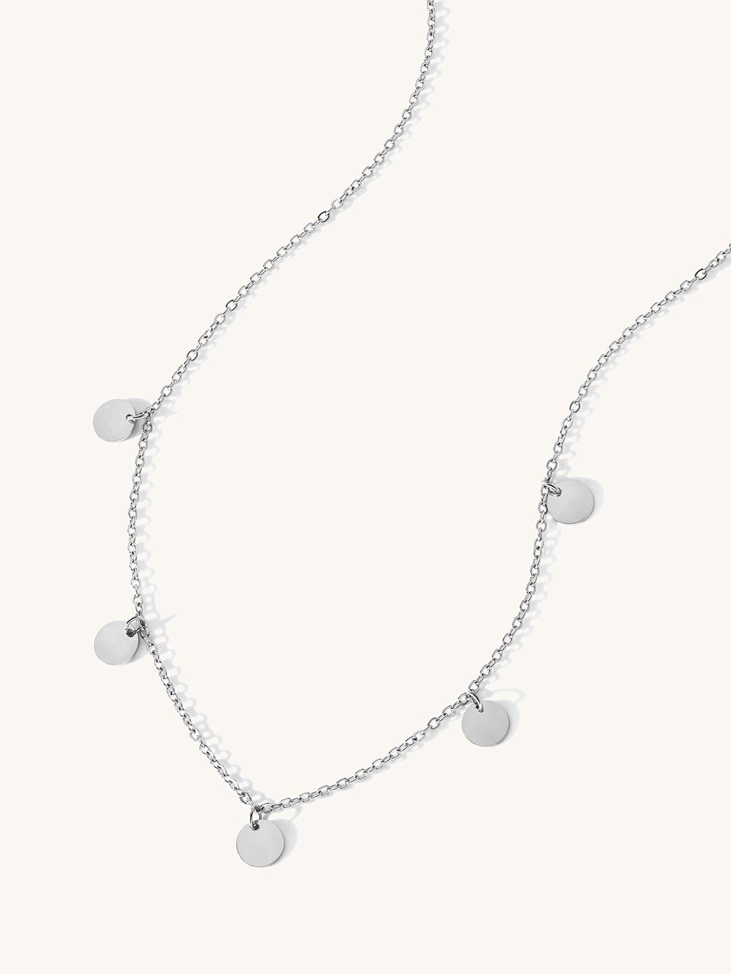 Halskette Little Plates Gold Silber - Dorose | Wasserresistent, kein Verfärben