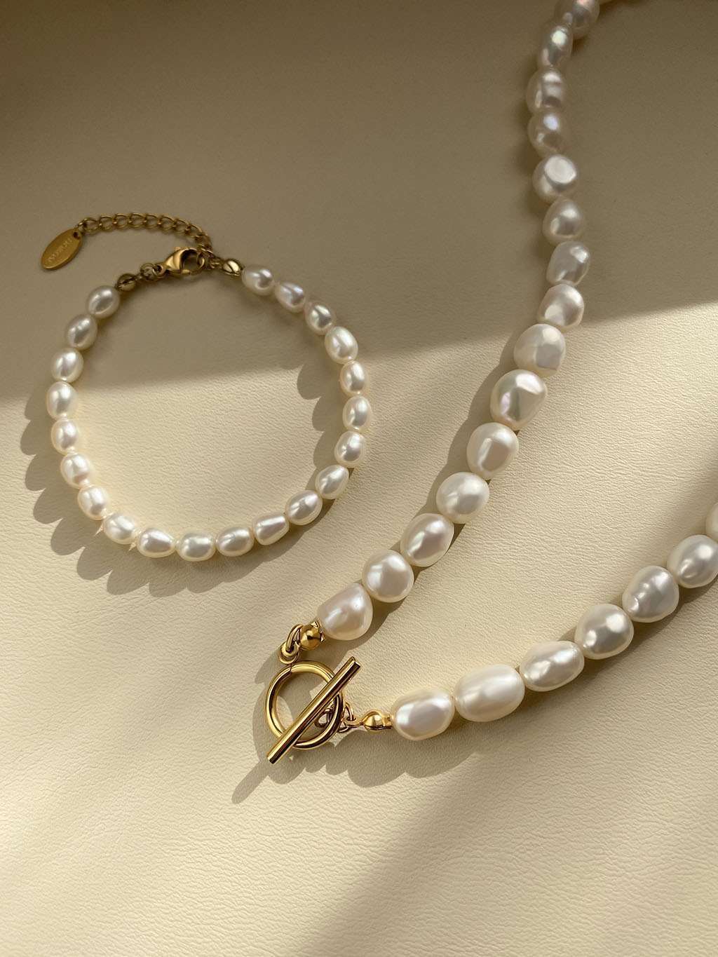 Halskette Ot Pearls Gold - Dorose | Wasserfester Schmuck, 18K vergoldet
