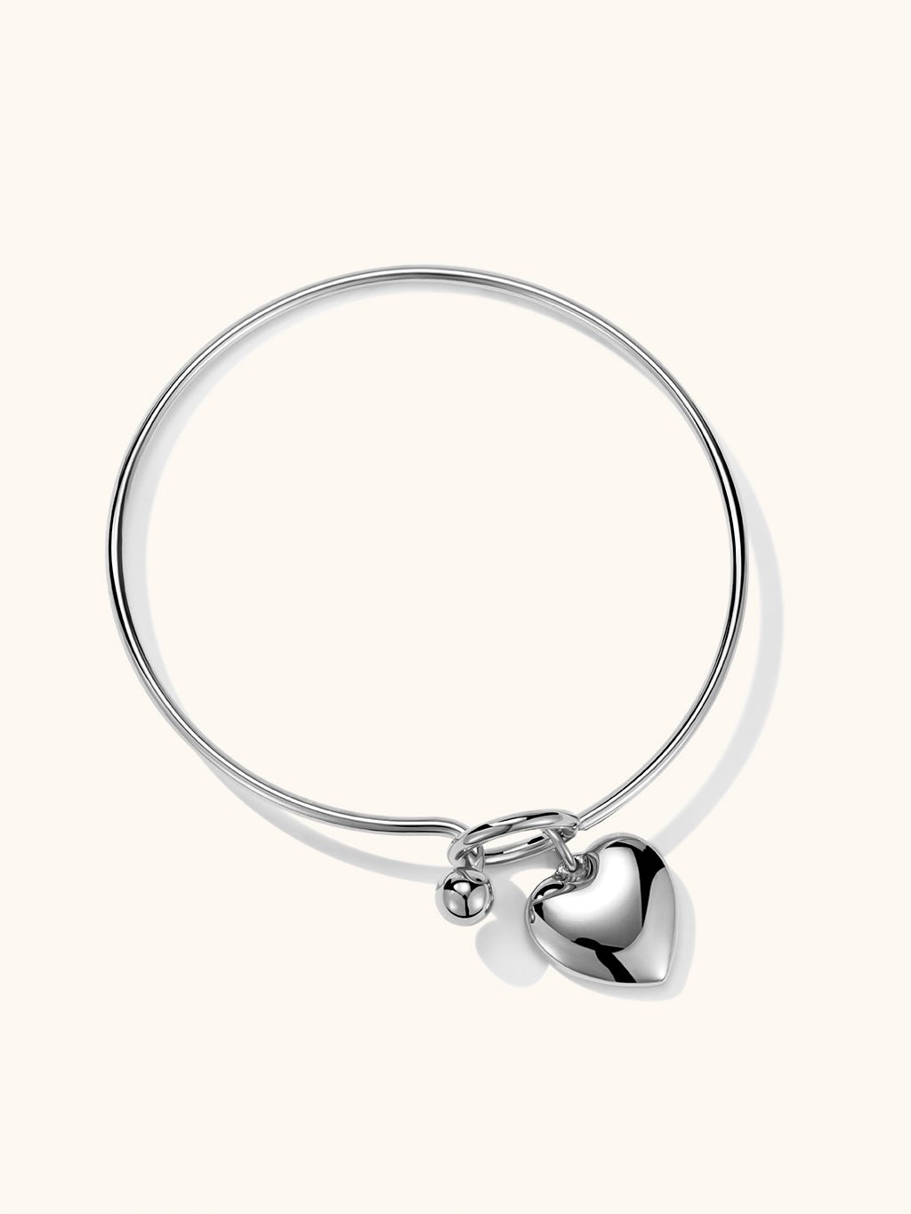 Herz Charm - Anhänger Armband Gold Silber - Dorose | Wasserresistent, kein Verfärben