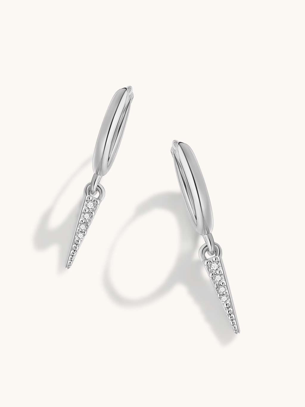 Iced Spike Charm Ohrringe Gold & Silber - Dorose | Wasserfester Schmuck, 18K vergoldet