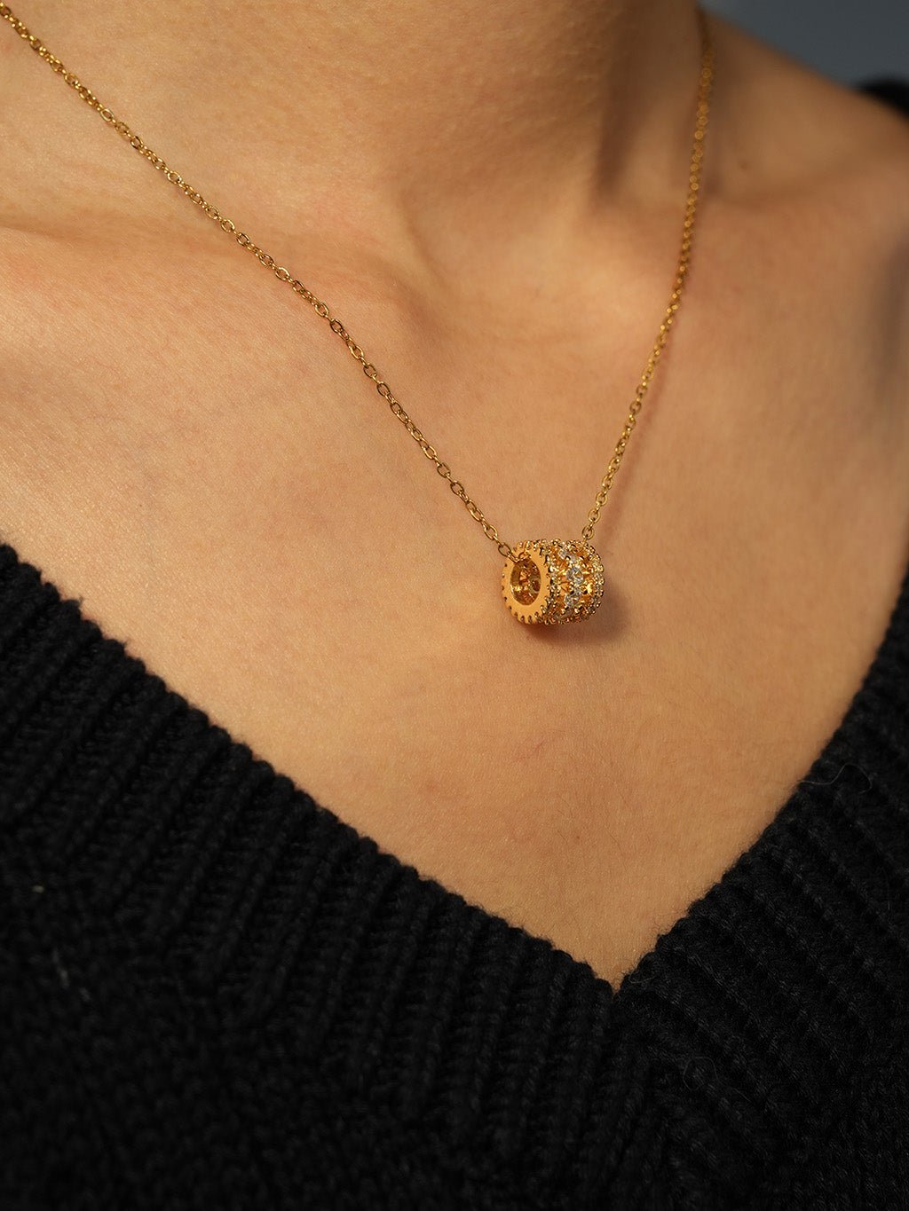 Infinite Sparkle Kette Gold - Dorose | Wasserresistent, kein Verfärben