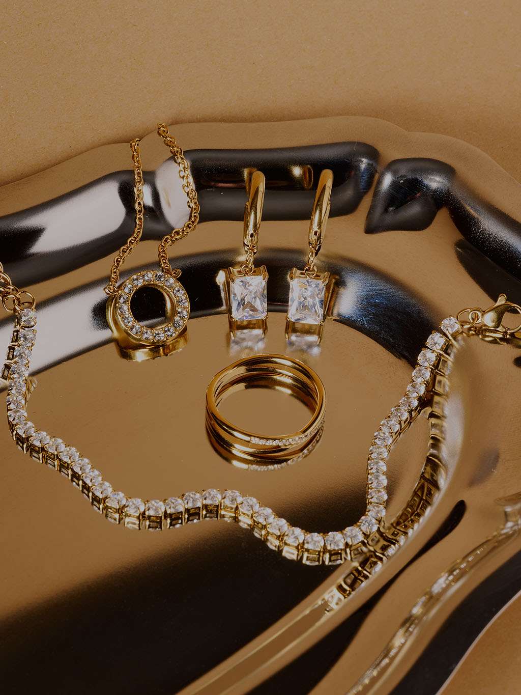 Infinity Ring Gold - Dorose | Wasserfester Schmuck, 18K vergoldet