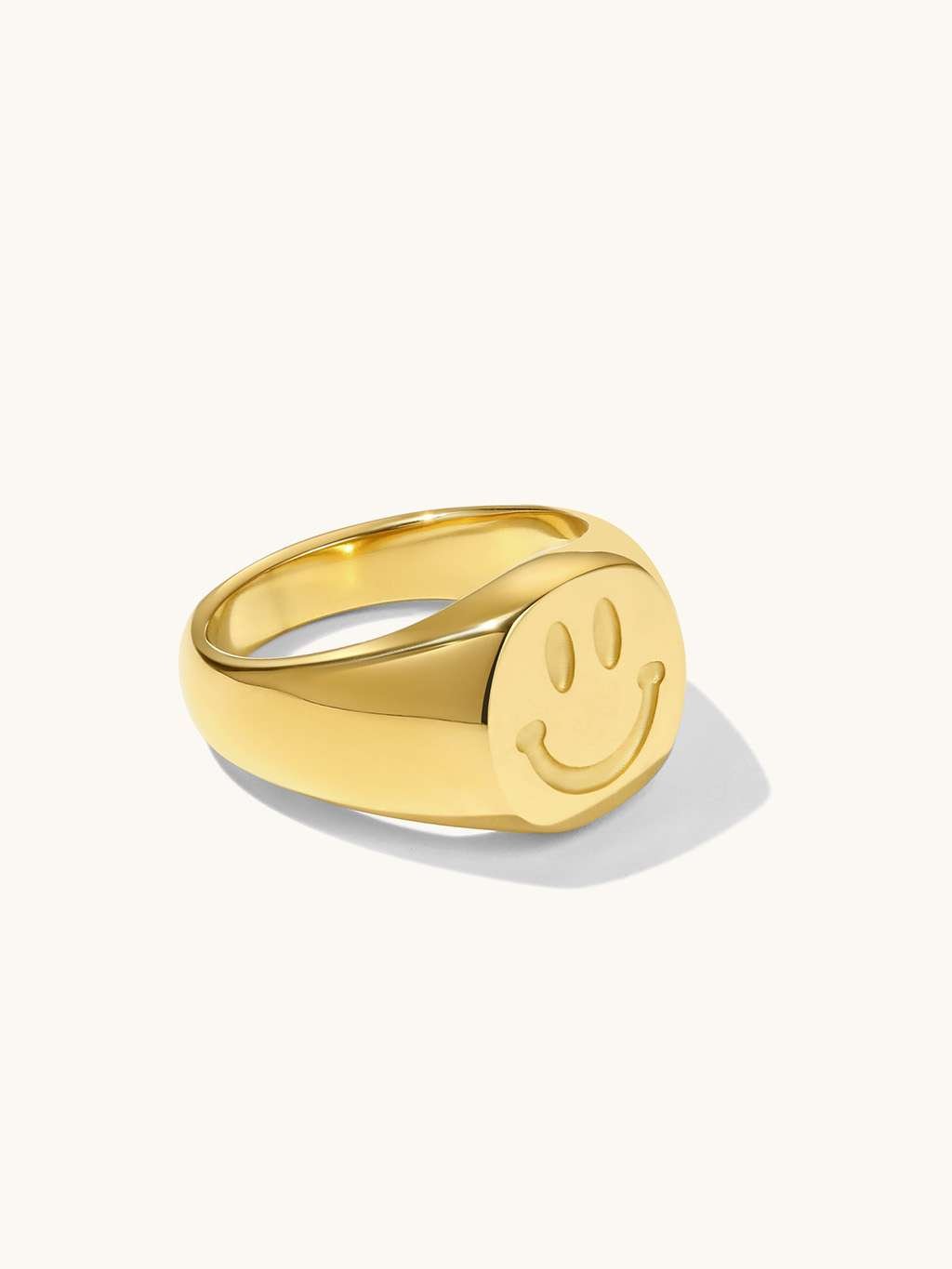 Lächeln Happy Ring Gold & Silber - Dorose | Wasserfester Schmuck, 18K vergoldet