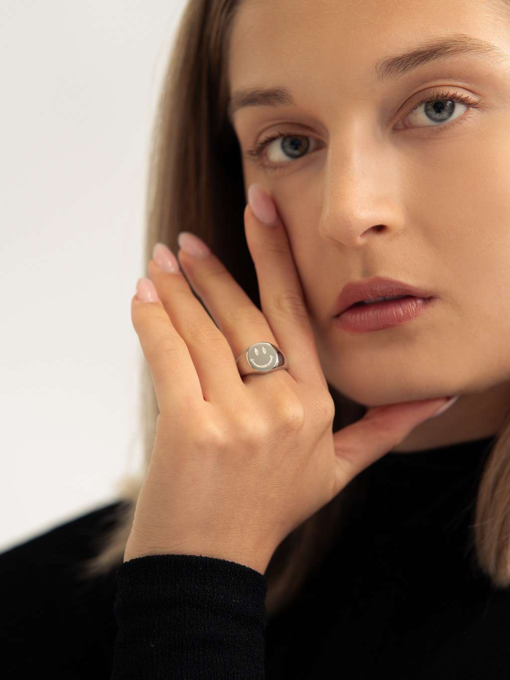 Lächeln Happy Ring Gold & Silber - Dorose | Wasserfester Schmuck, 18K vergoldet