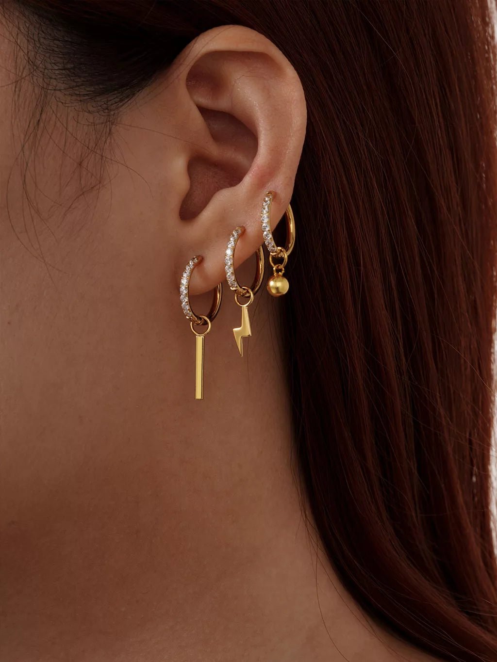 Lightning Charms Gold - Dorose | Wasserfester Schmuck, 18K vergoldet