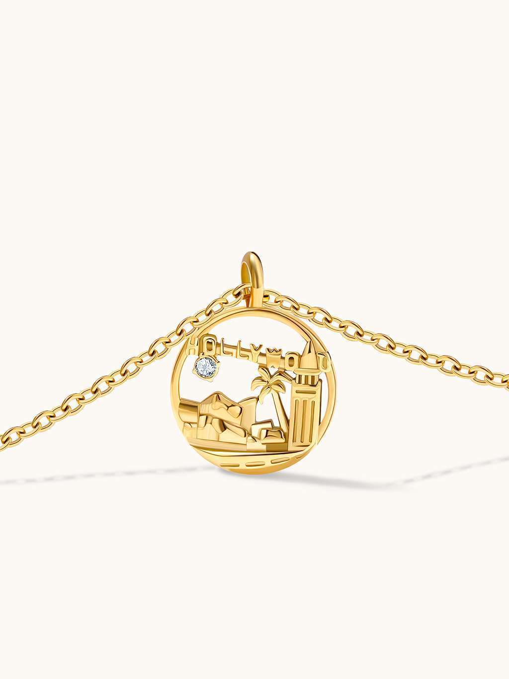 Los Angeles Halskette Gold - Dorose | Wasserfester Schmuck, 18K vergoldet