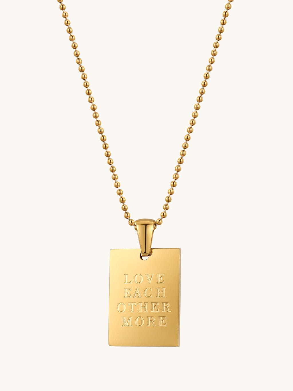 Love Each Other More Kette Gold - Dorose | Wasserfester Schmuck, 18K vergoldet