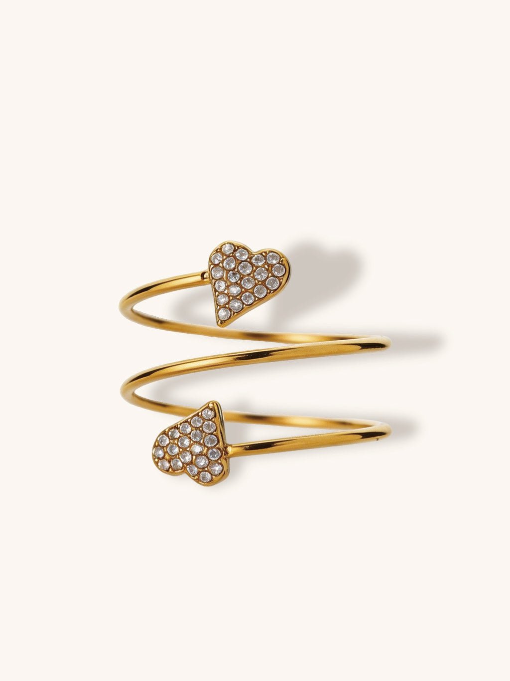 Love Spiral Ring Gold - Dorose | Wasserresistent, kein Verfärben