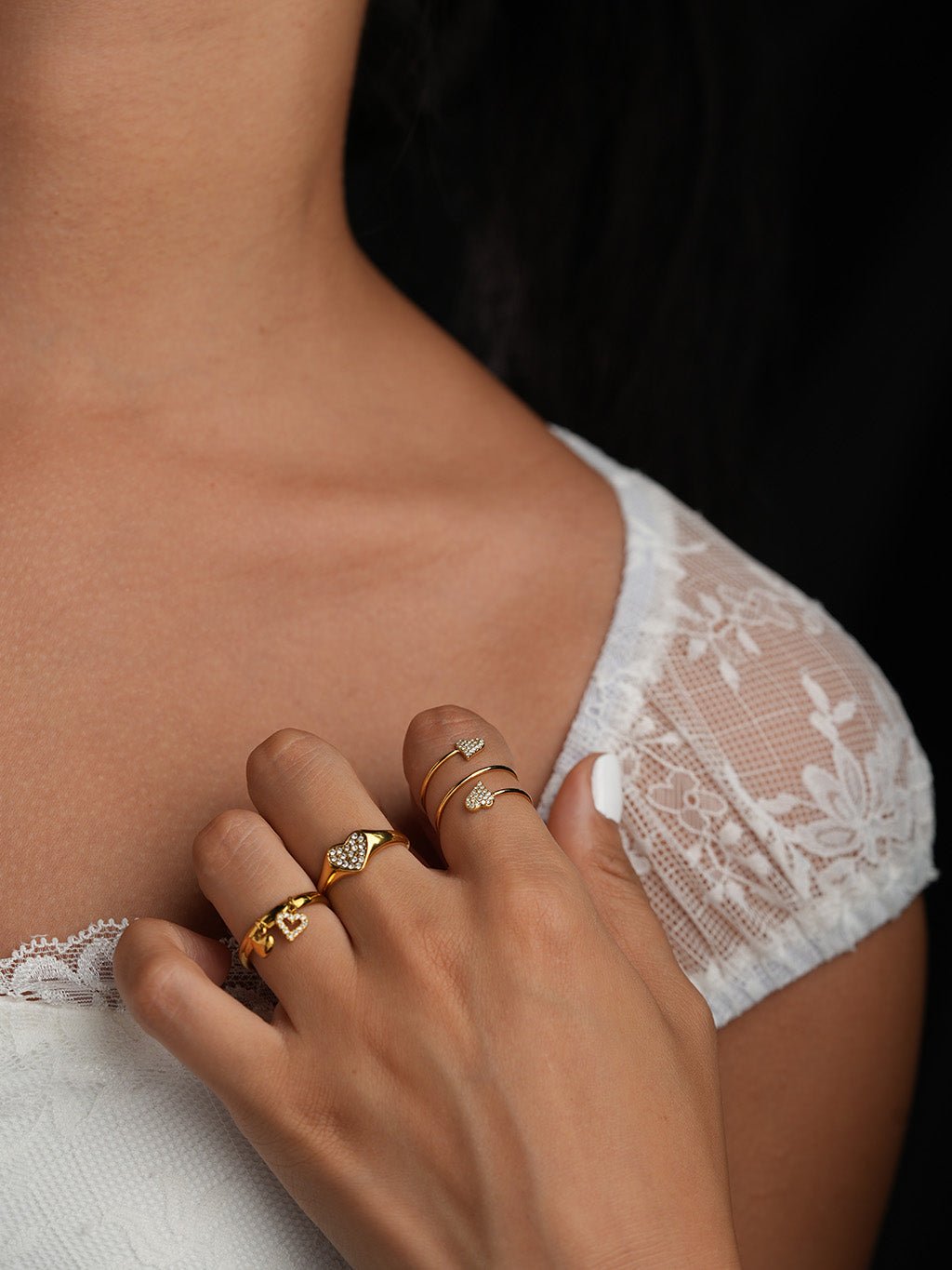 Love Spiral Ring Gold - Dorose | Wasserresistent, kein Verfärben