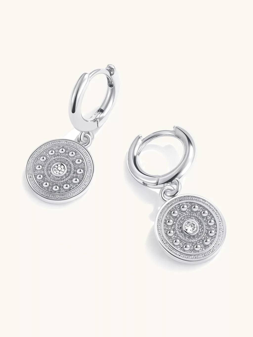 Milos Mini Ohrringe Gold & Silber 8mm - Dorose | Wasserfester Schmuck, 18K vergoldet