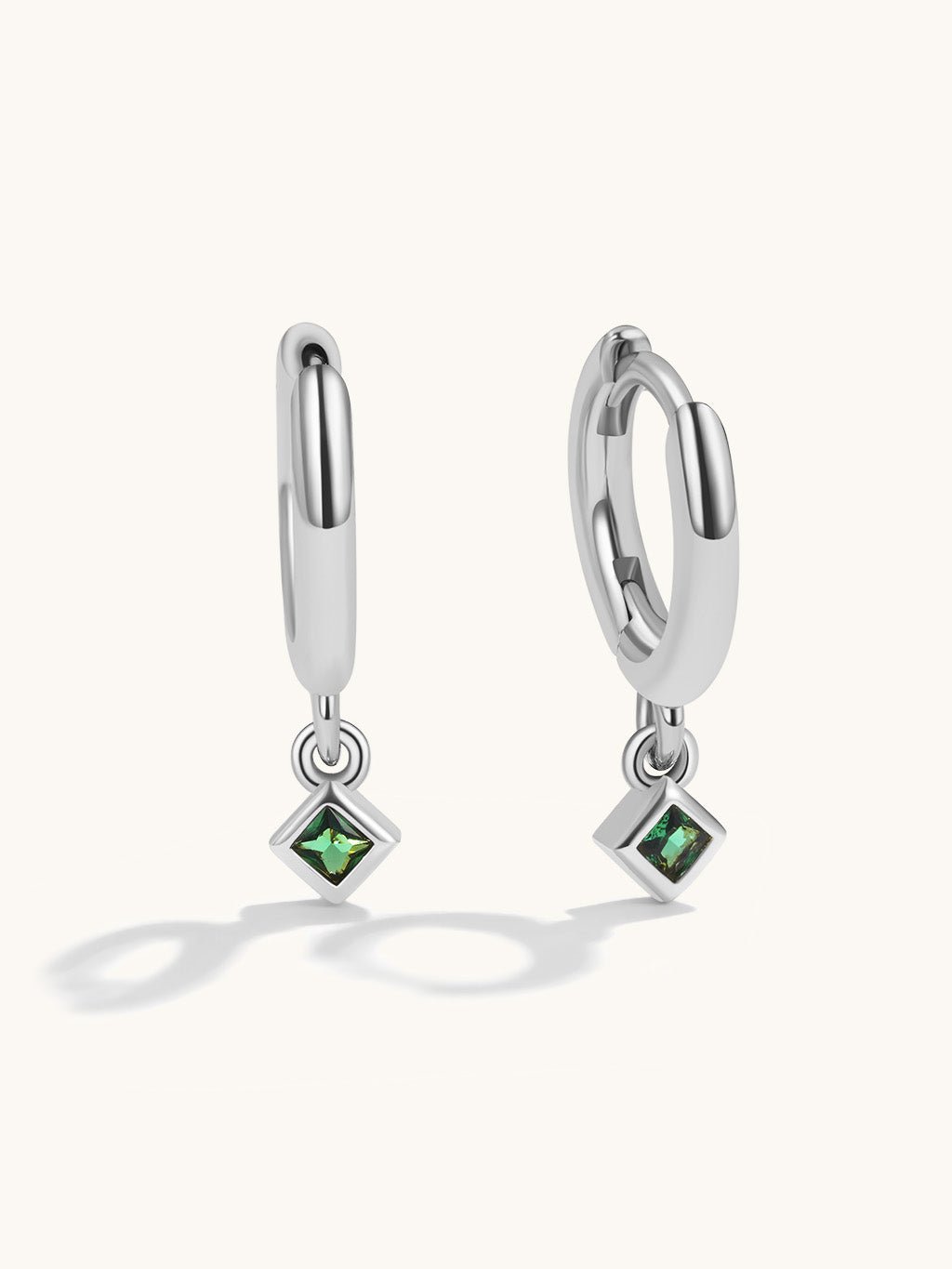 Mini Green Shine Ohrringe Gold 8mm - Dorose | Wasserresistent, kein Verfärben