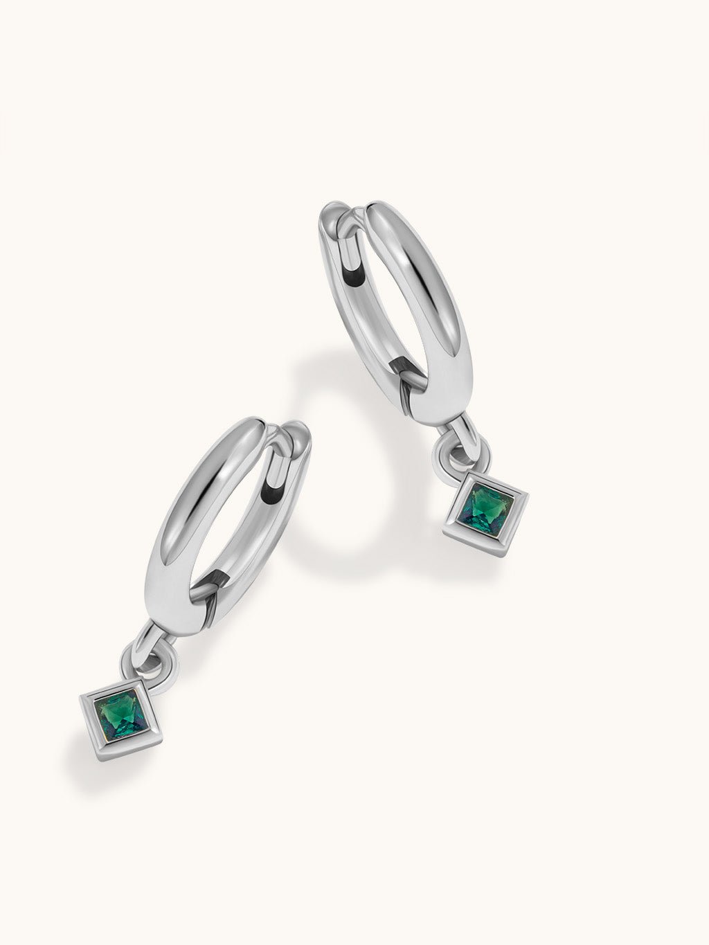 Mini Green Shine Ohrringe Gold 8mm - Dorose | Wasserresistent, kein Verfärben