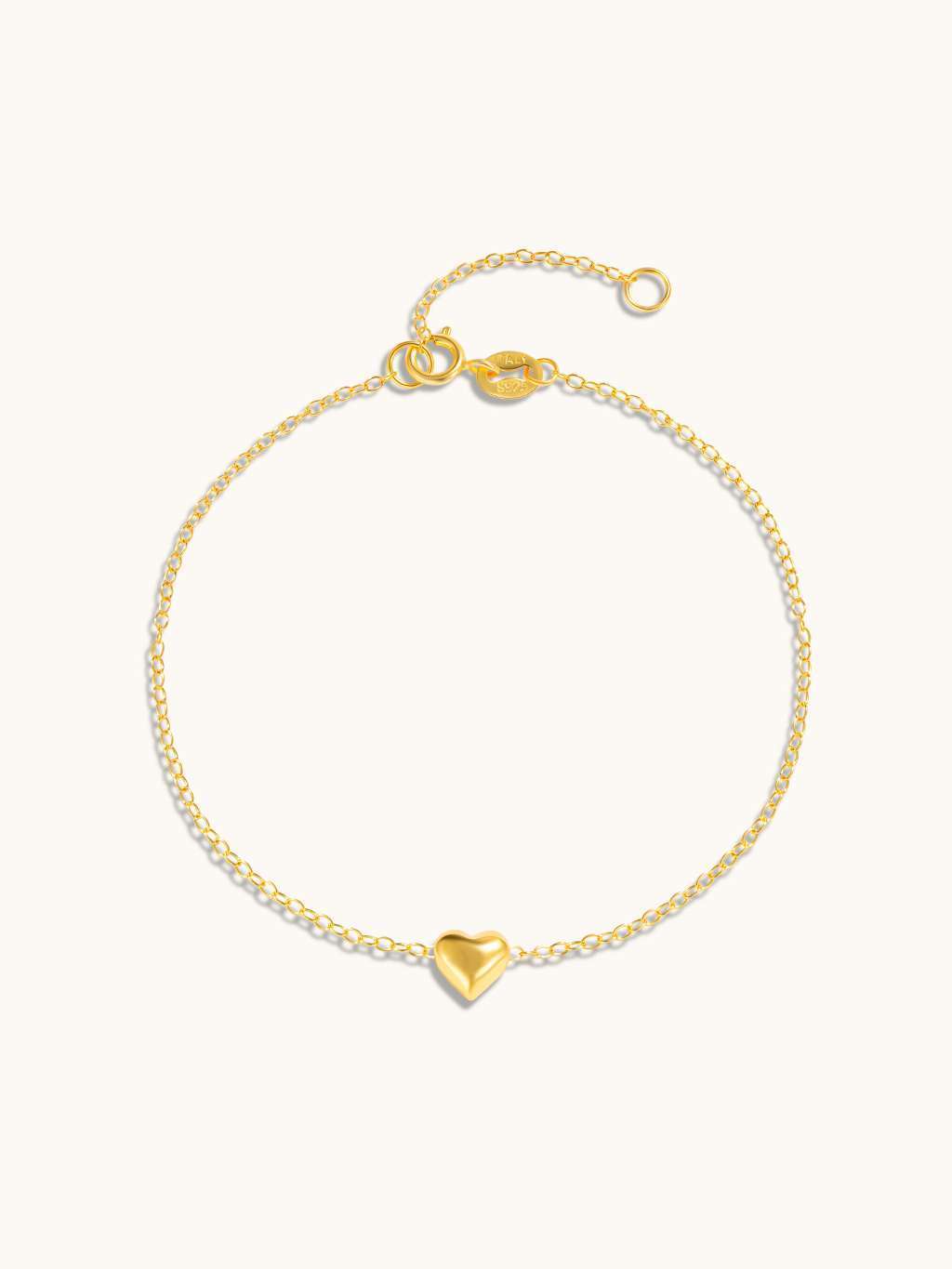 Mini Heart Armband Gold - Dorose | Wasserfester Schmuck, 18K vergoldet
