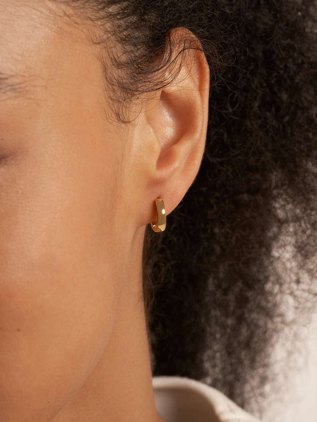Mini - Ohrringe Slice Gold 9mm - Dorose | Wasserfester Schmuck, 18K vergoldet