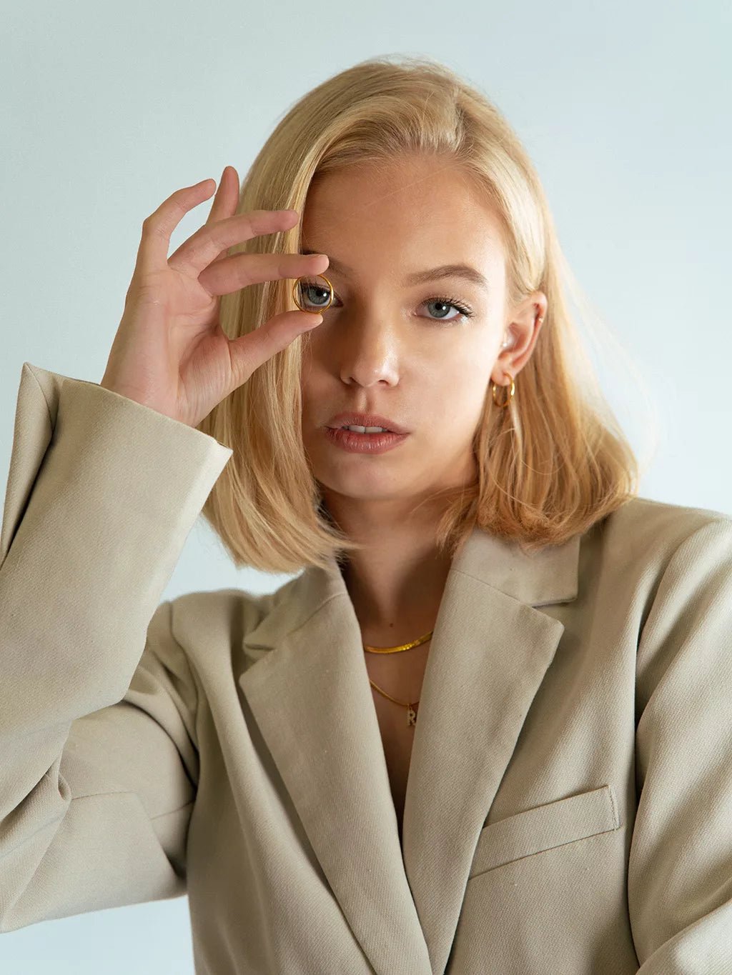 Minimalism Ring Gold & Silber 2mm - Dorose | Wasserfester Schmuck, 18K vergoldet