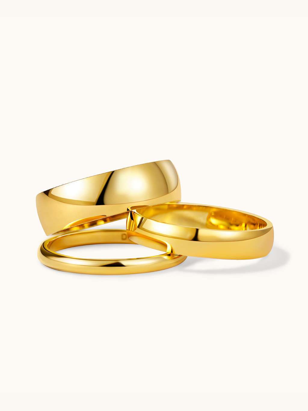 Minimalism Ring Gold & Silber 2mm - Dorose | Wasserfester Schmuck, 18K vergoldet