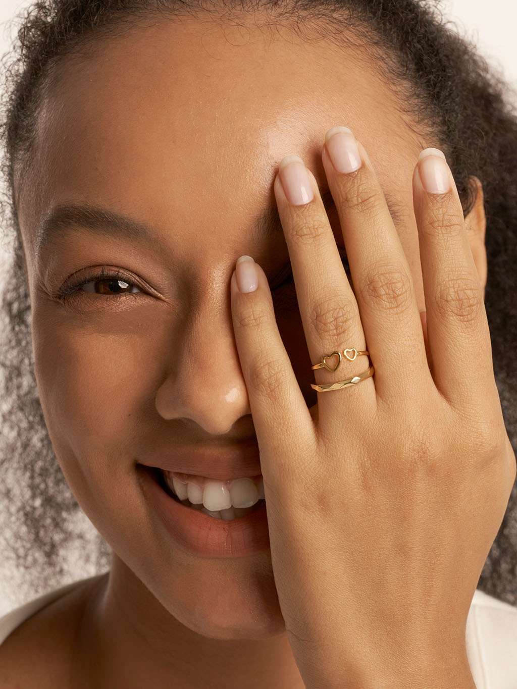 Multiface Ring Gold - Dorose | Wasserfester Schmuck, 18K vergoldet