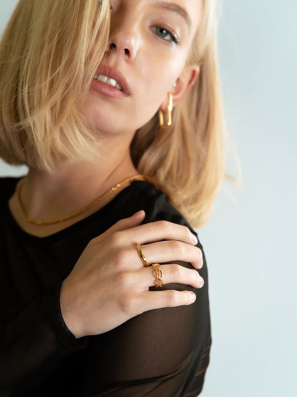 Nakuna Ring Gold & Silber - Dorose | Wasserfester Schmuck, 18K vergoldet