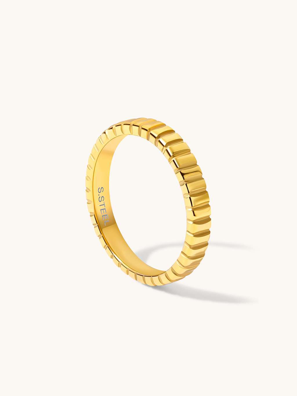 Narrow Charlotte Bold Ring Gold - Dorose | Wasserfester Schmuck, 18K vergoldet