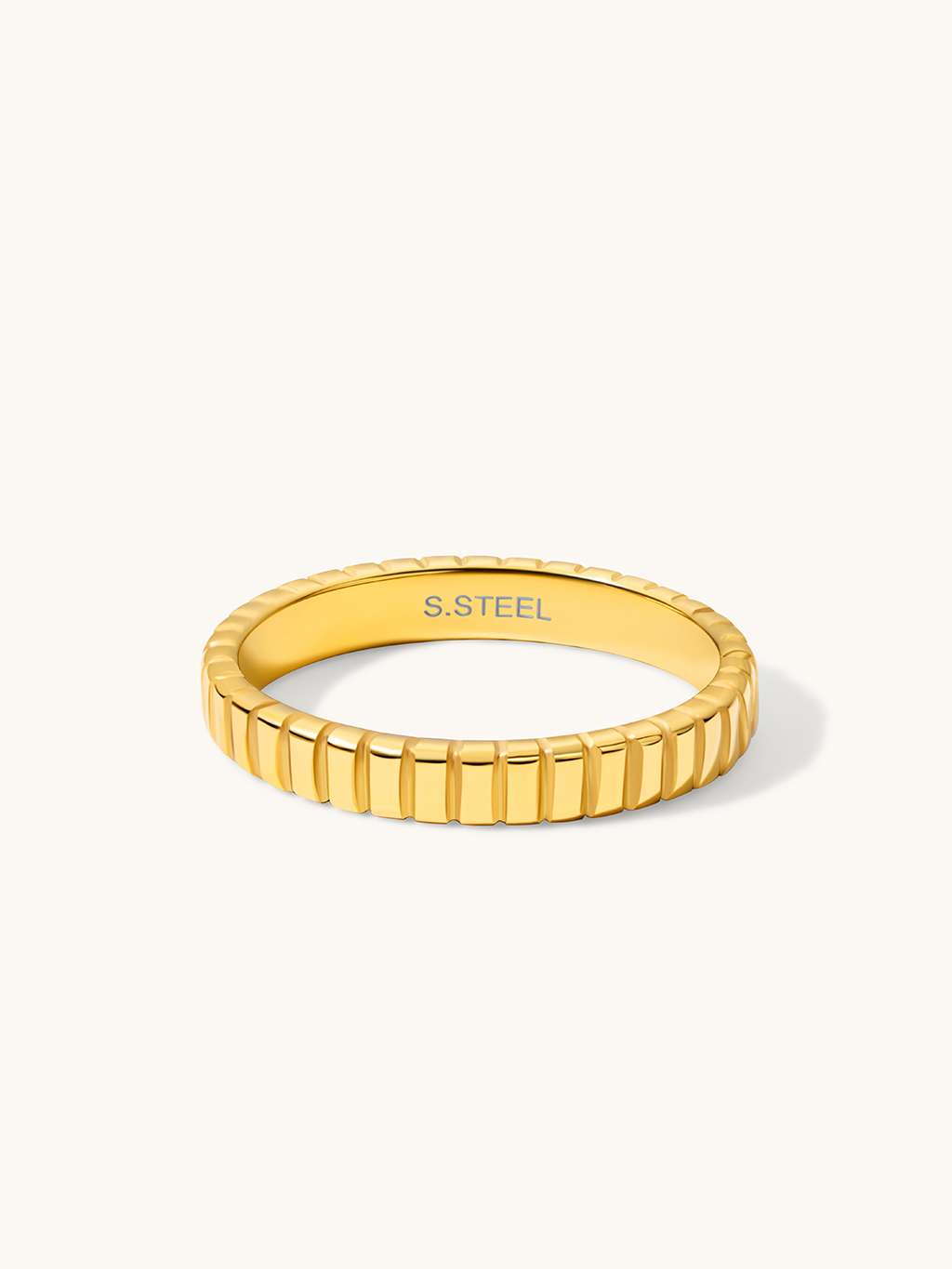 Narrow Charlotte Bold Ring Gold - Dorose | Wasserfester Schmuck, 18K vergoldet