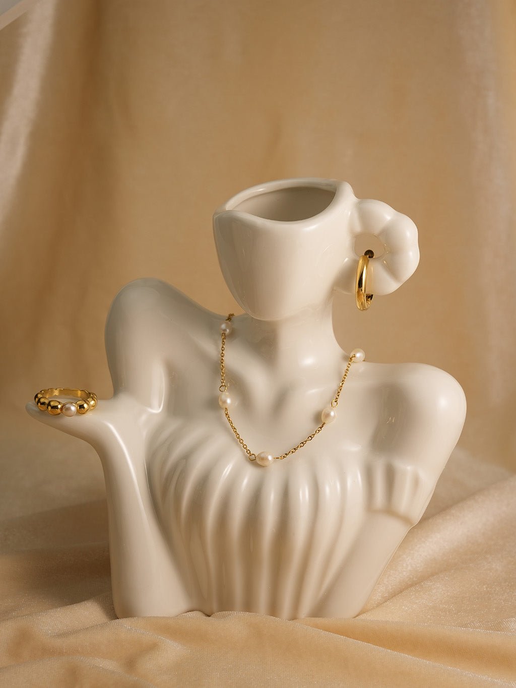 One Pearl Ring Gold - Dorose | Wasserresistent, kein Verfärben