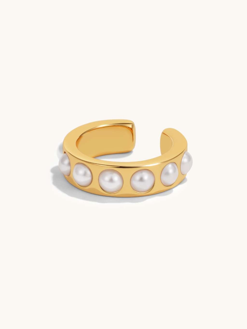 Pearls Earcuff Gold - Dorose | Wasserfester Schmuck, 18K vergoldet