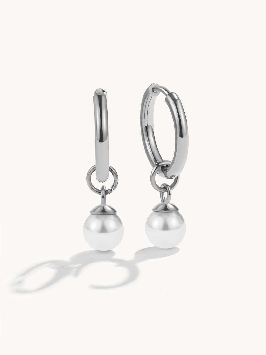 Perlenohrringe Gold & Silber - Dorose | Wasserfester Schmuck, 18K vergoldet