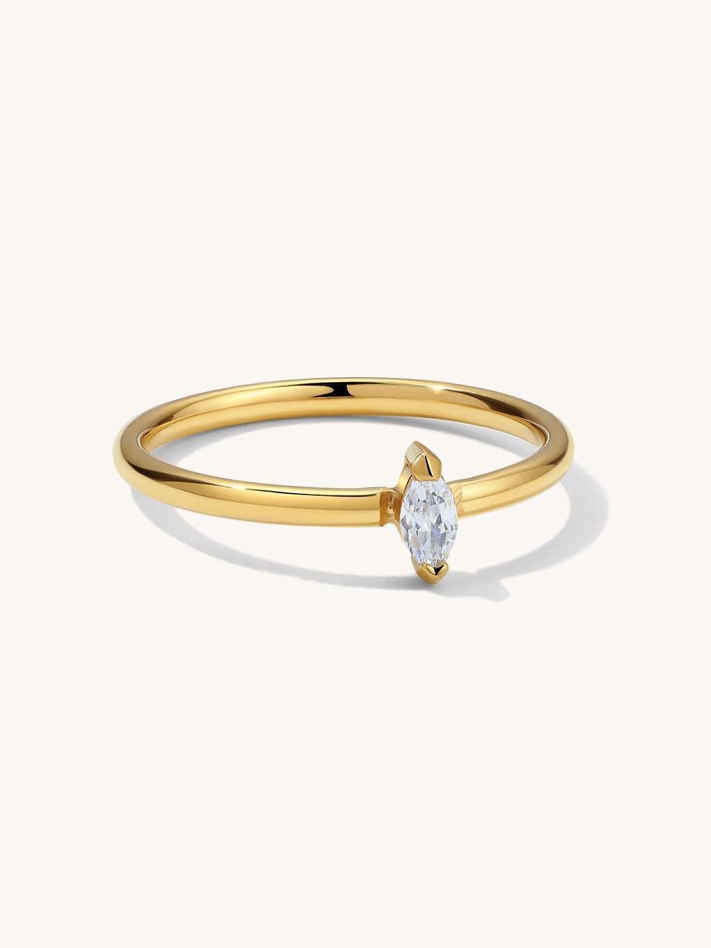 Pricious Fine Ring Gold - Dorose | Wasserfester Schmuck, 18K vergoldet