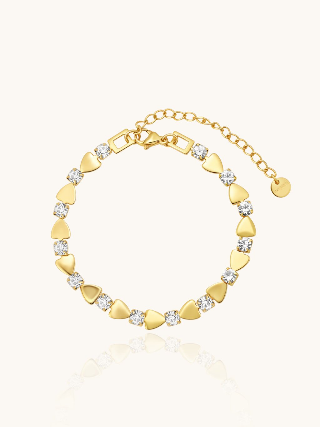 Pure Heart Armband Gold - Dorose | Wasserresistent, kein Verfärben