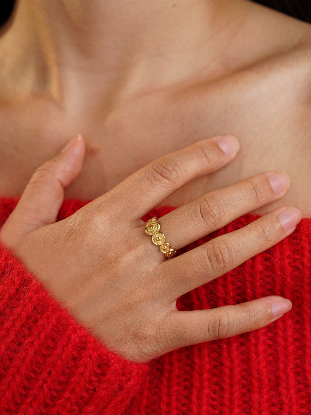 Ring Exquisit Gold & Silber - Dorose | Wasserresistent, kein Verfärben