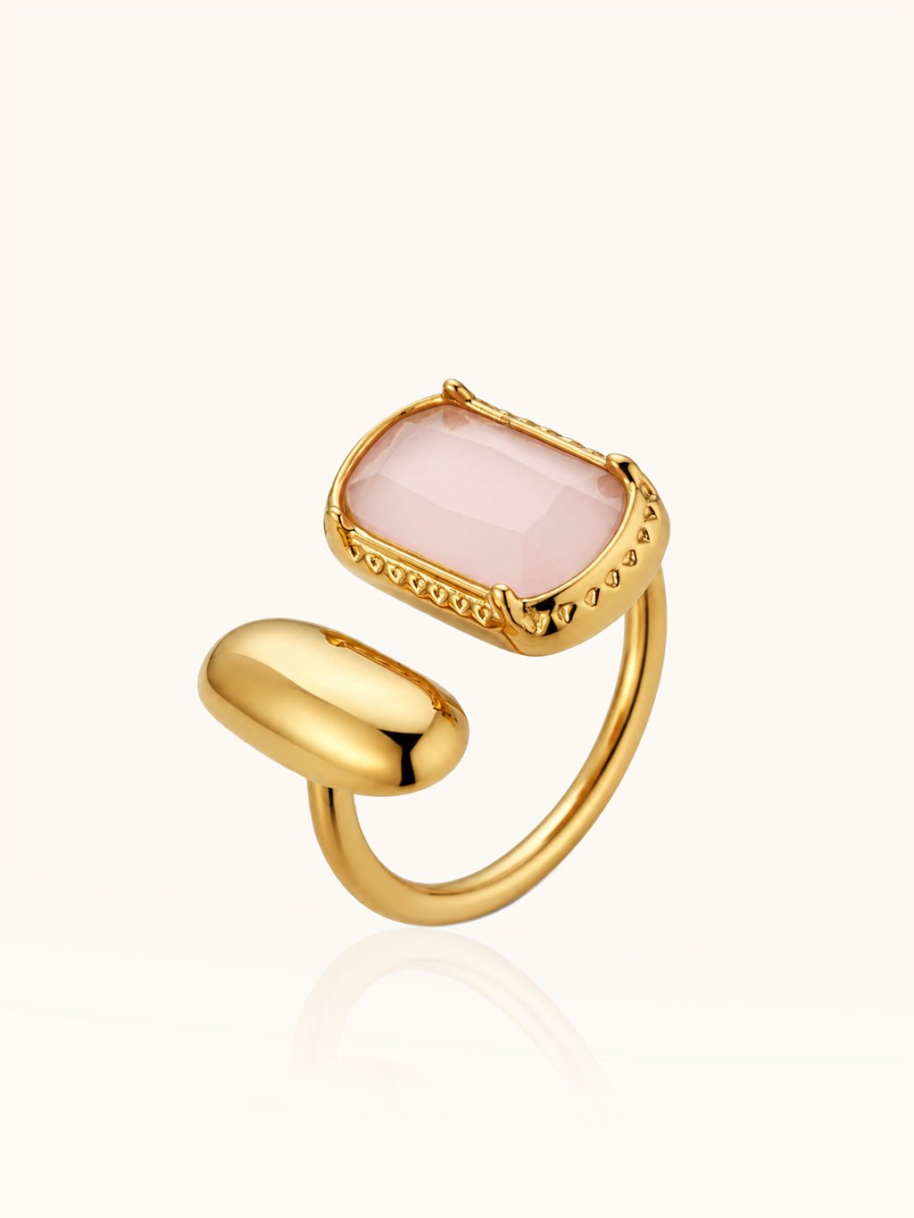 Rosé Elegance Ring Gold - Dorose | Wasserresistent, kein Verfärben