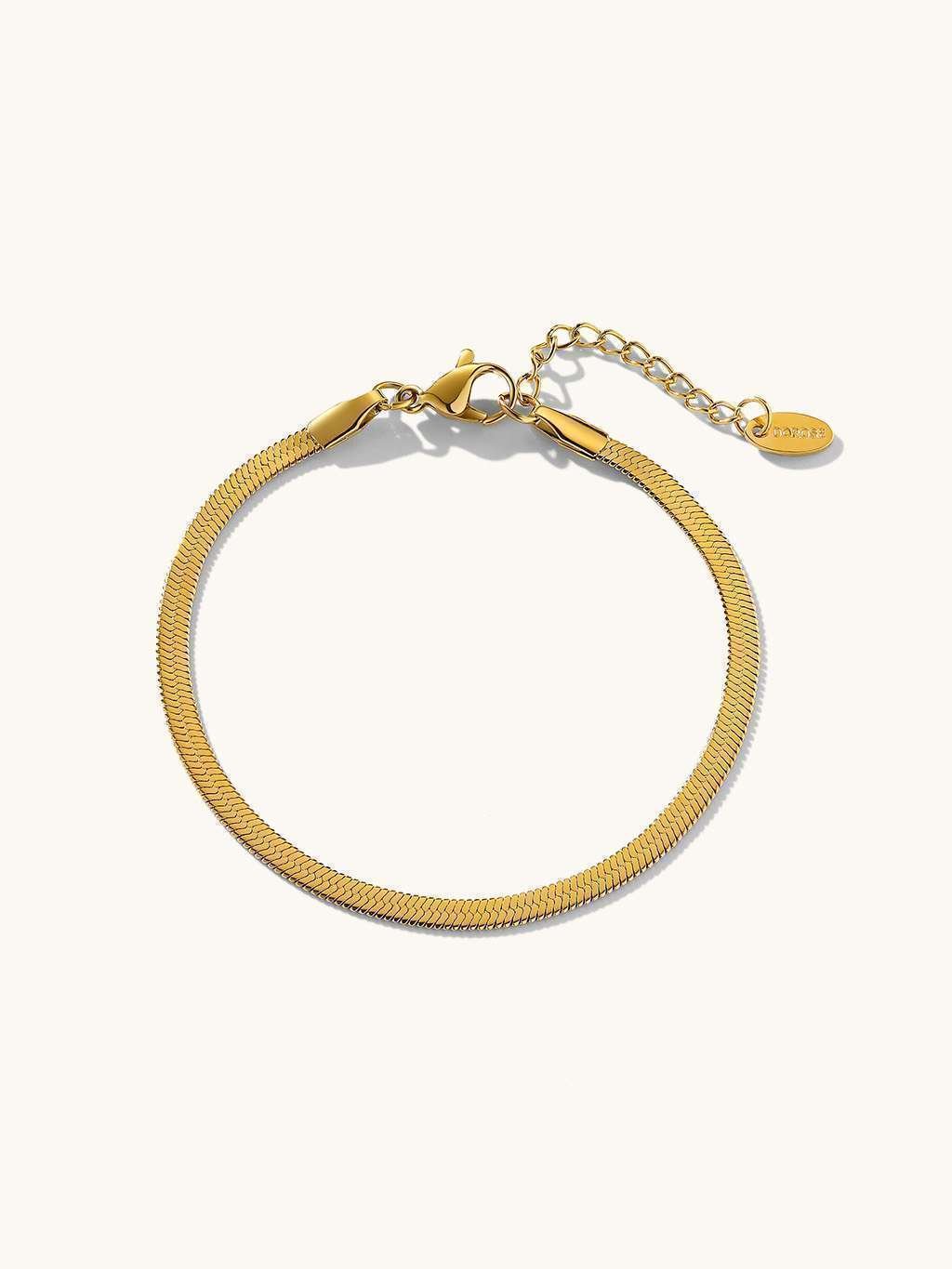 Schlangen Armband Gold & Silber - Dorose | Wasserfester Schmuck, 18K vergoldet