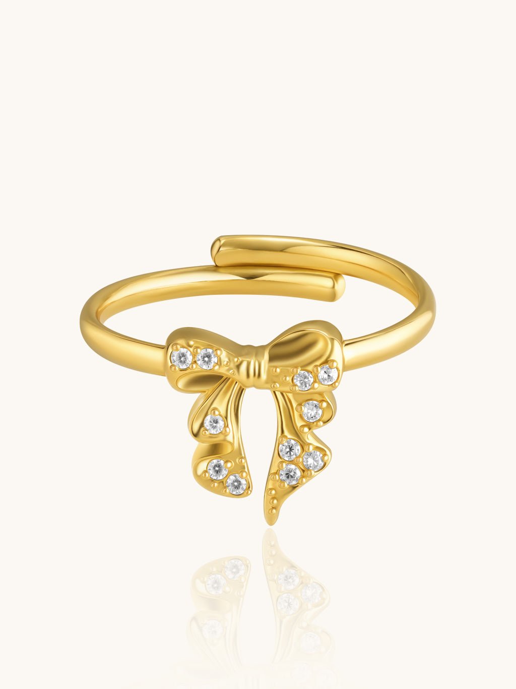 Schleife Ring Gold - Dorose | Wasserresistent, kein Verfärben