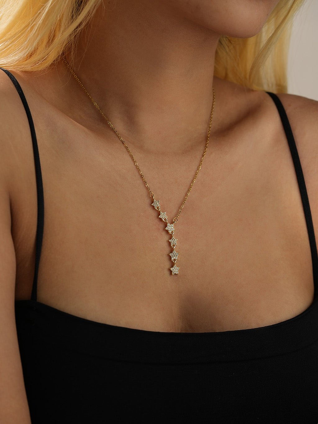 Sechs - Sterne Kette Gold - Dorose | Wasserresistent, kein Verfärben