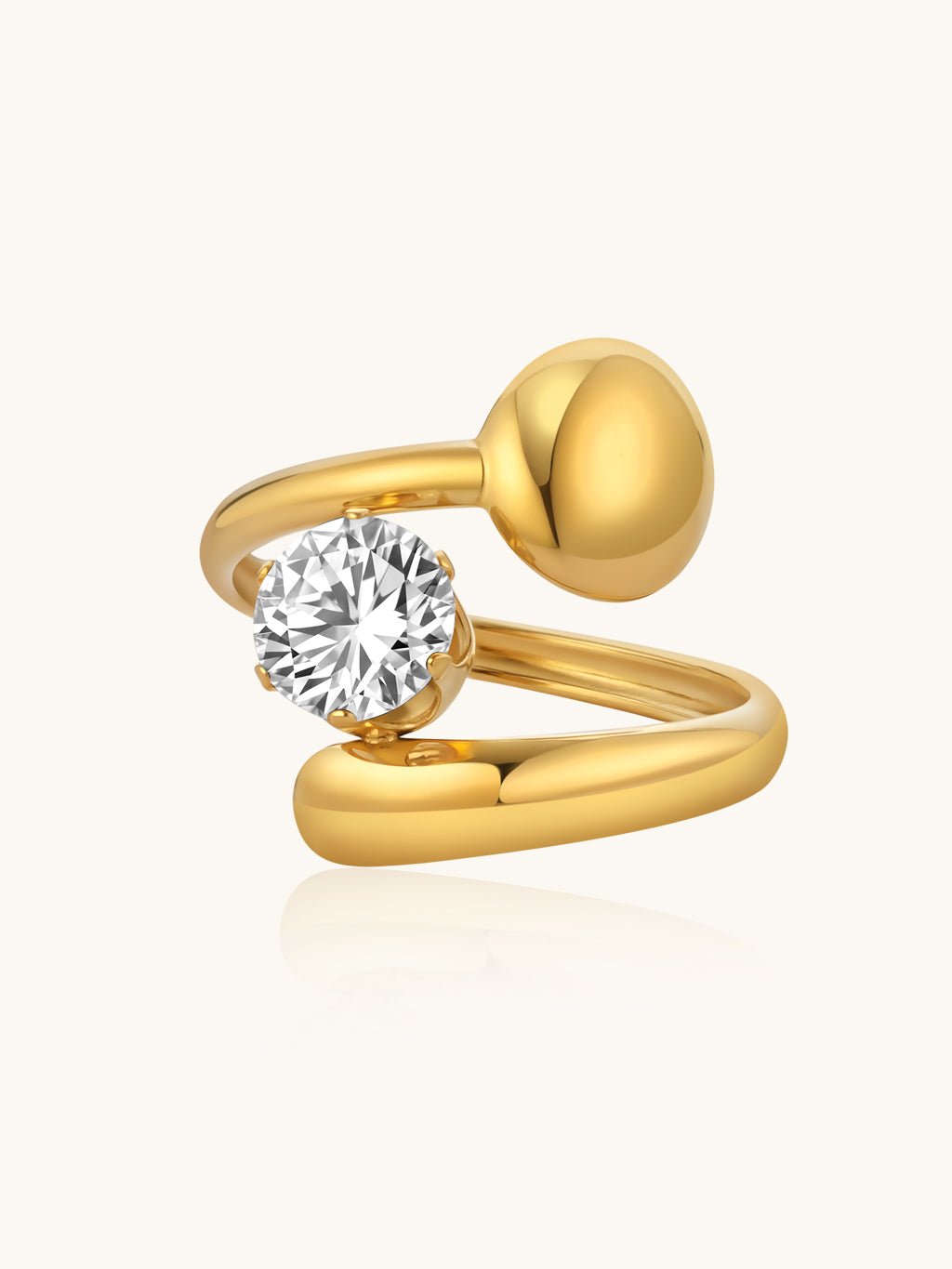 Shiny Ball Ring Gold 52mm - Dorose | Wasserresistent, kein Verfärben