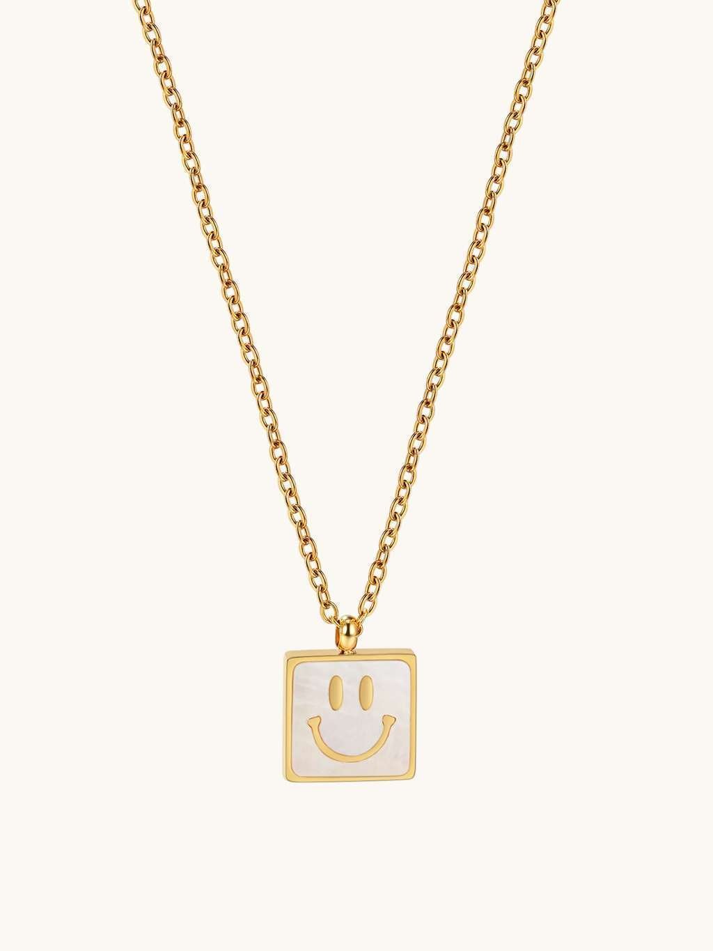Smile Halskette Gold - Dorose | Wasserfester Schmuck, 18K vergoldet