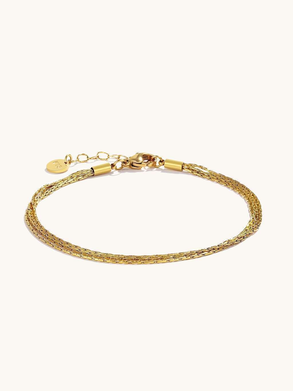 Smooth Armband Gold - Dorose | Wasserfester Schmuck, 18K vergoldet