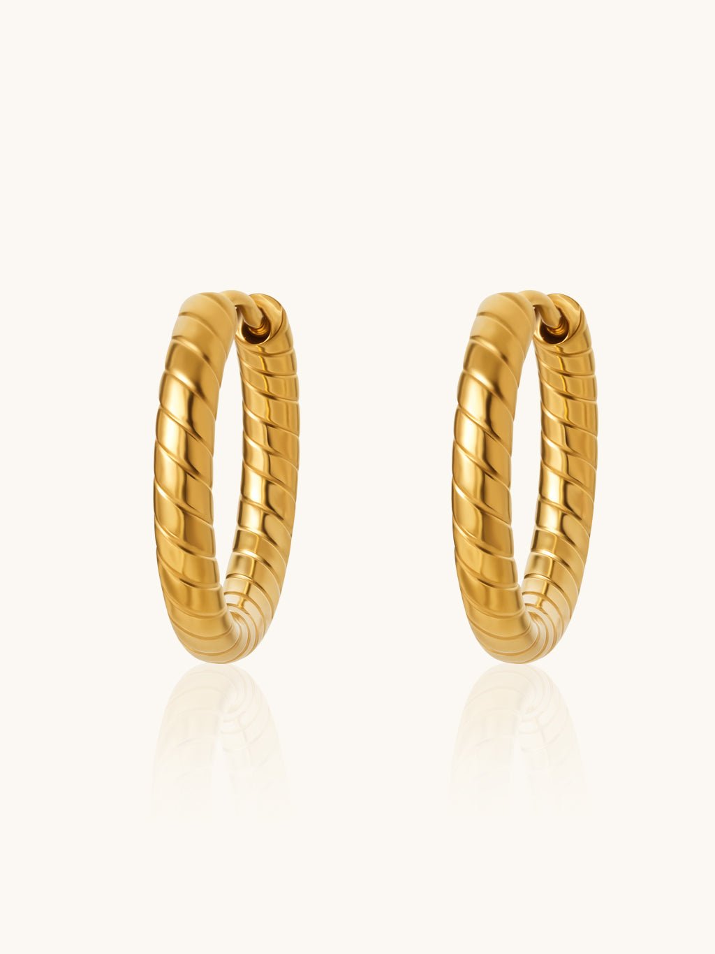 Smooth Ohrringe Gold - Dorose | Wasserresistent, kein Verfärben