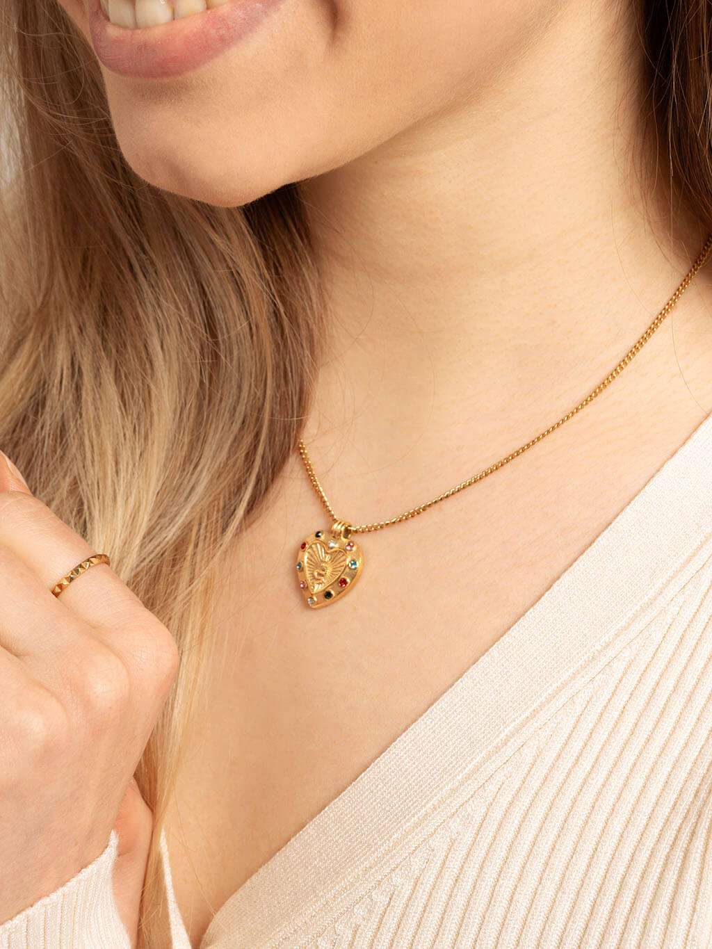 Snake Heart Kette Gold - Dorose | Wasserfester Schmuck, 18K vergoldet