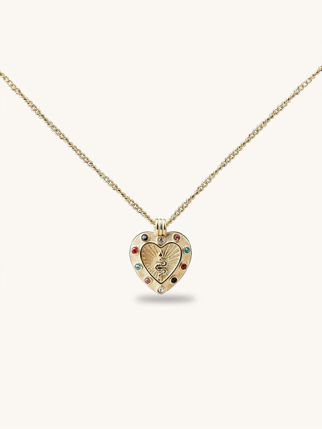 Snake Heart Kette Gold - Dorose | Wasserfester Schmuck, 18K vergoldet