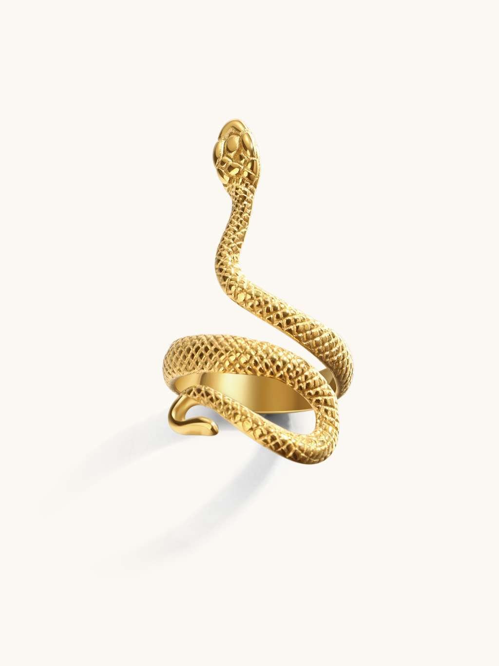 Snake Ring Gold - Dorose | Wasserfester Schmuck, 18K vergoldet