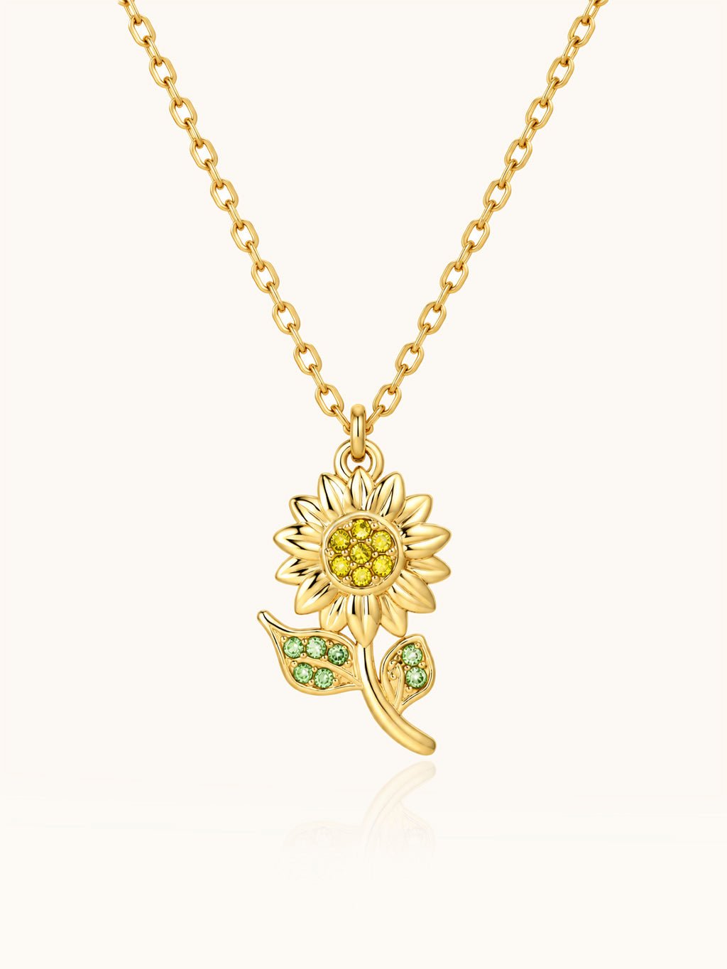 Sonnenblume Halskette Gold - Dorose | Wasserresistent, kein Verfärben