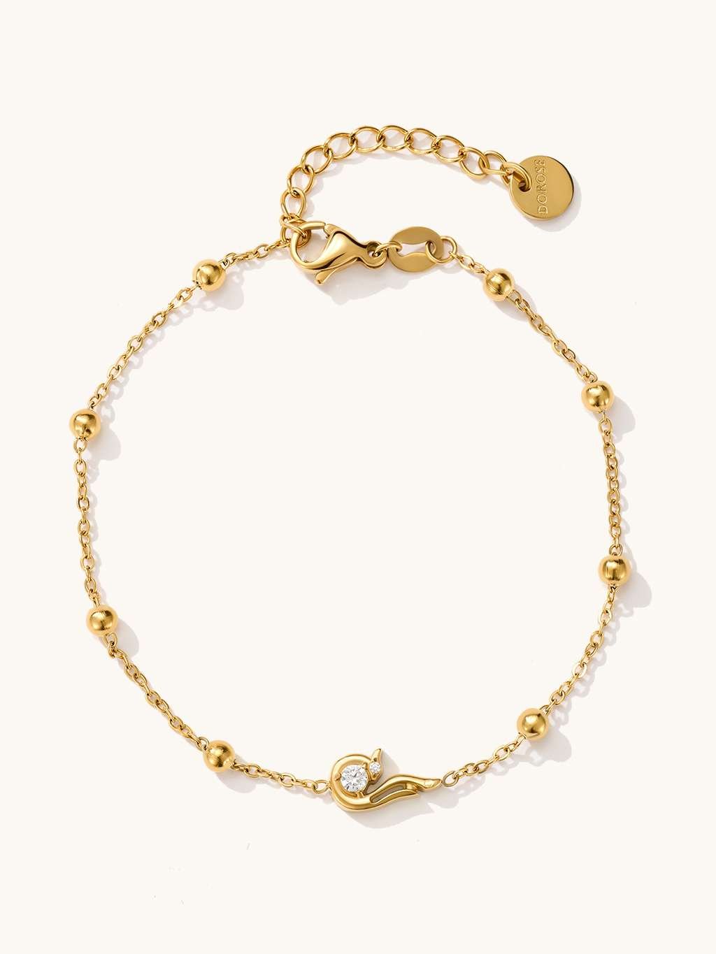 Spotlight Armband Gold - Dorose | Wasserfester Schmuck, 18K vergoldet