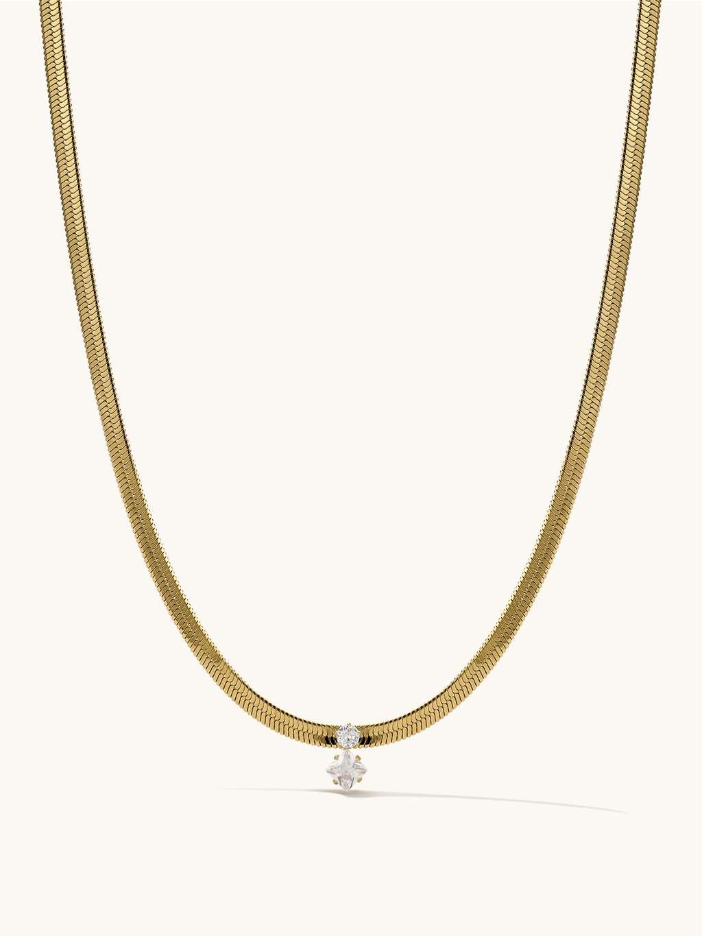 Spotlight Schlangenkette Gold - Dorose | Wasserfester Schmuck, 18K vergoldet